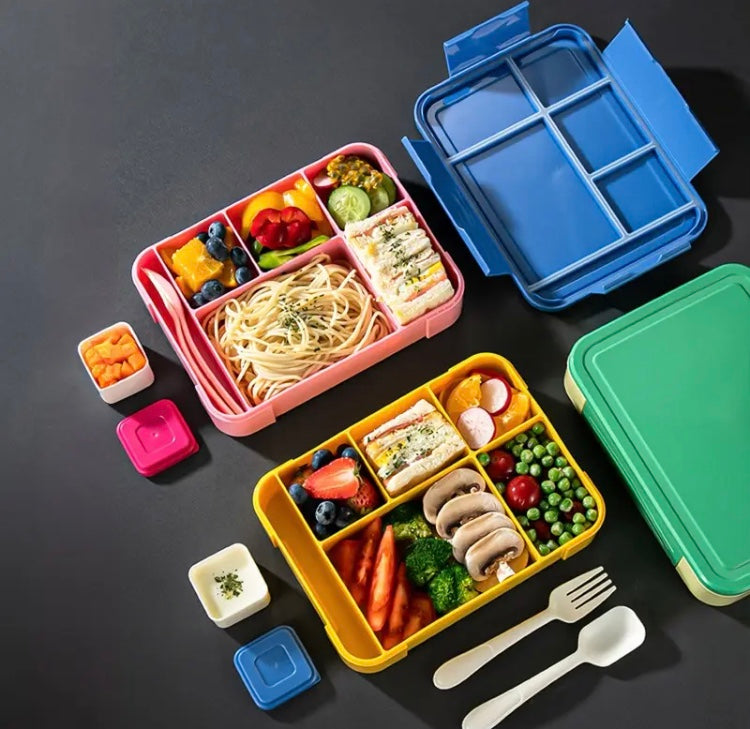 Portable Sealed Lunch Box, Anti-Leak Children Student Lunch Box, Compartments Microwave Heating Lunch Box Portable Sealed Lunch Box, Anti-Leak Children Student Lunch Box, Compartments Microwave Heating Lunch Box